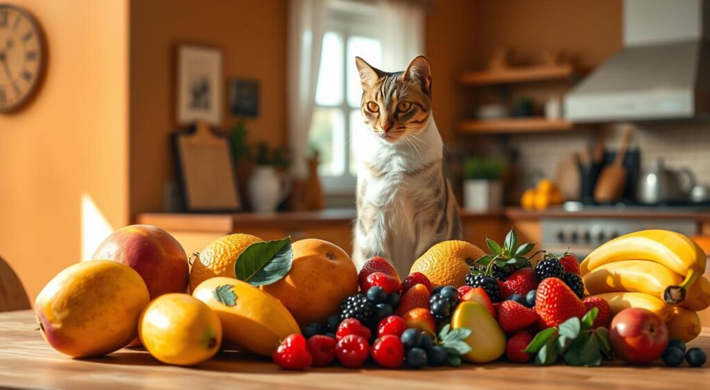 papel das frutas na dieta do felino